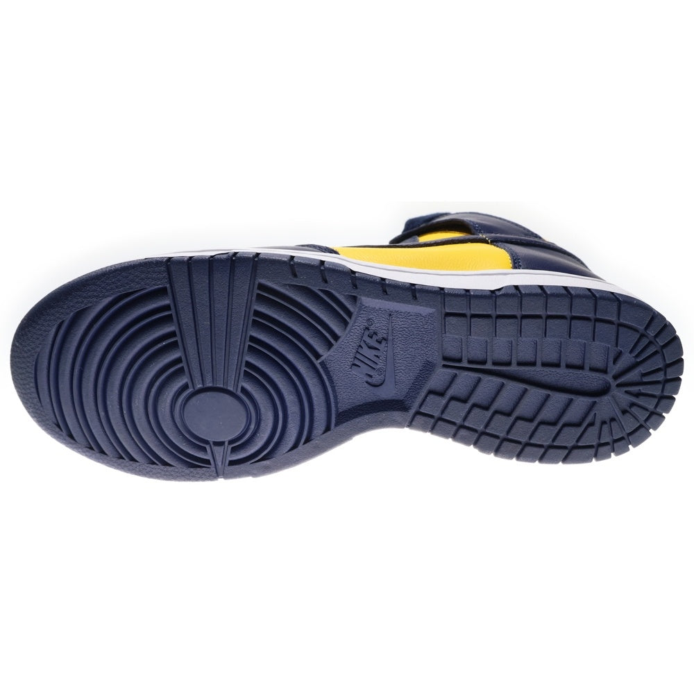 NIKE(ナイキ) DUNK HIGH RETRO SE HF3143-700 ダンク ハイカットスニーカー イエロー/ネイビー US8/26.0cm