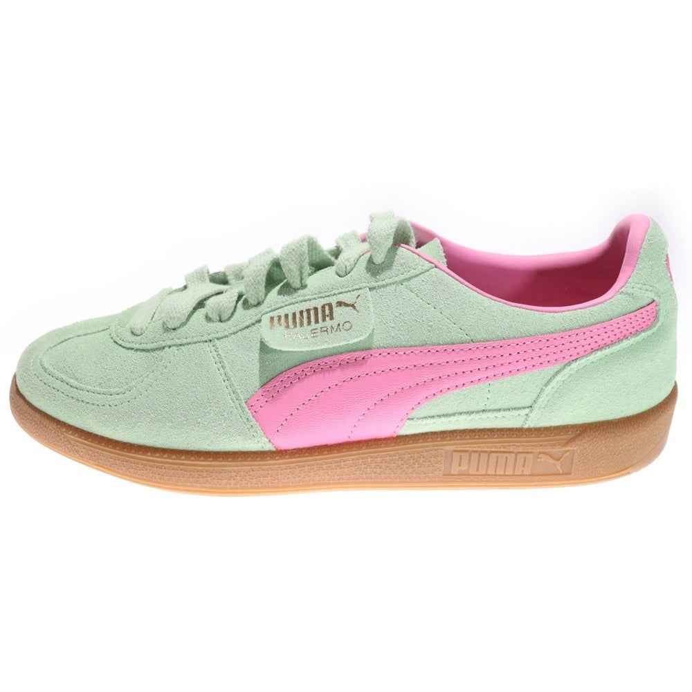 PUMA(プーマ) Palermo Fresh Mint 396463-02 パレルモ フレッシュミント ローカットスニーカー US9.5/27.5cm グリーン/ピンク