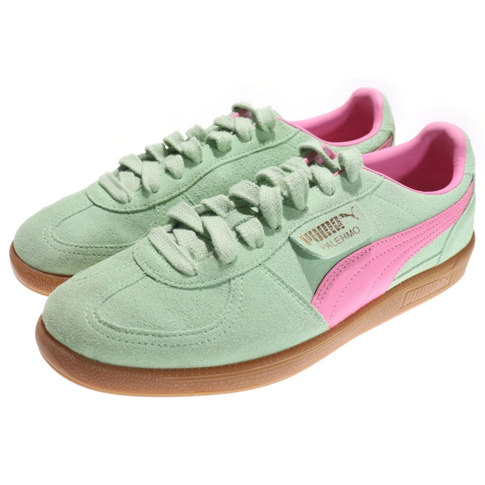 PUMA(プーマ) Palermo Fresh Mint 396463-02 パレルモ フレッシュミント ローカットスニーカー US9.5/27.5cm グリーン/ピンク