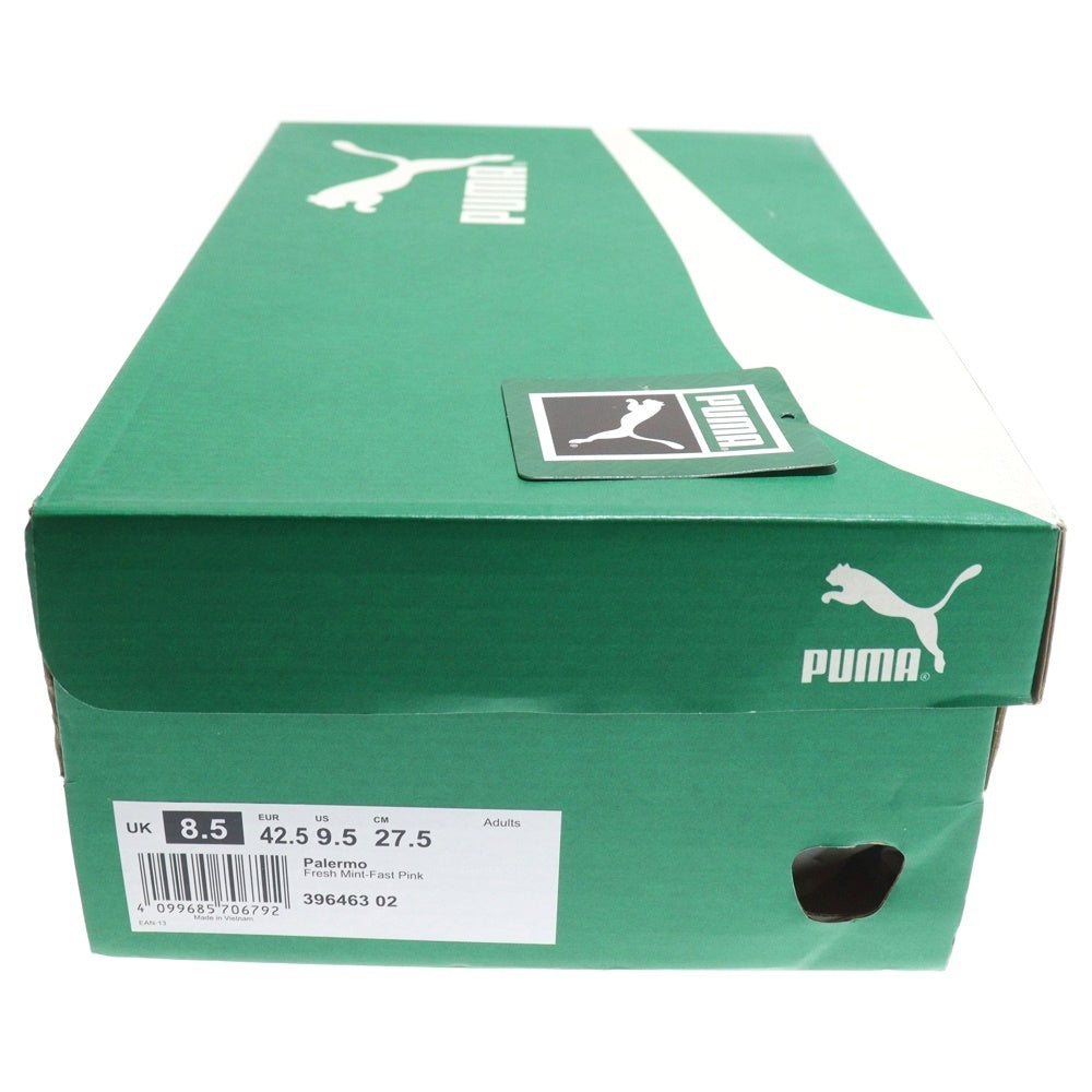 PUMA(プーマ) Palermo Fresh Mint 396463-02 パレルモ フレッシュミント ローカットスニーカー US9.5/27.5cm グリーン/ピンク