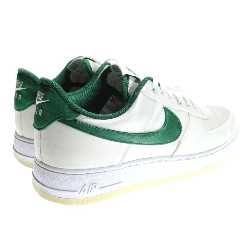 NIKE(ナイキ) WMNS AIR FORCE 1 LOW SATIN GREEN DX6541-101 ウィメンズ エアフォース1 サテングリーン ローカットスニーカー US10.5/27.5cm グリーン/ホワイト レディース