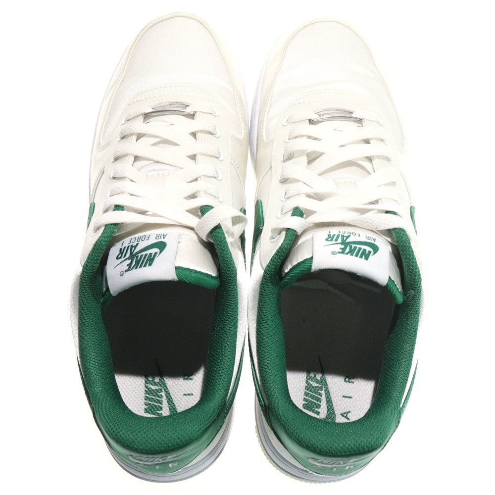 NIKE(ナイキ) WMNS AIR FORCE 1 LOW SATIN GREEN DX6541-101 ウィメンズ エアフォース1 サテングリーン ローカットスニーカー US10.5/27.5cm グリーン/ホワイト レディース