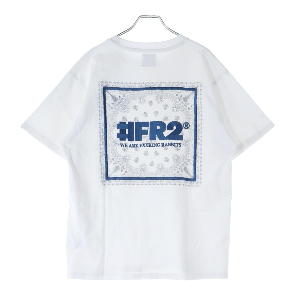 FR2(エフアールツー) ロゴプリント 半袖Tシャツ カットソー ホワイト