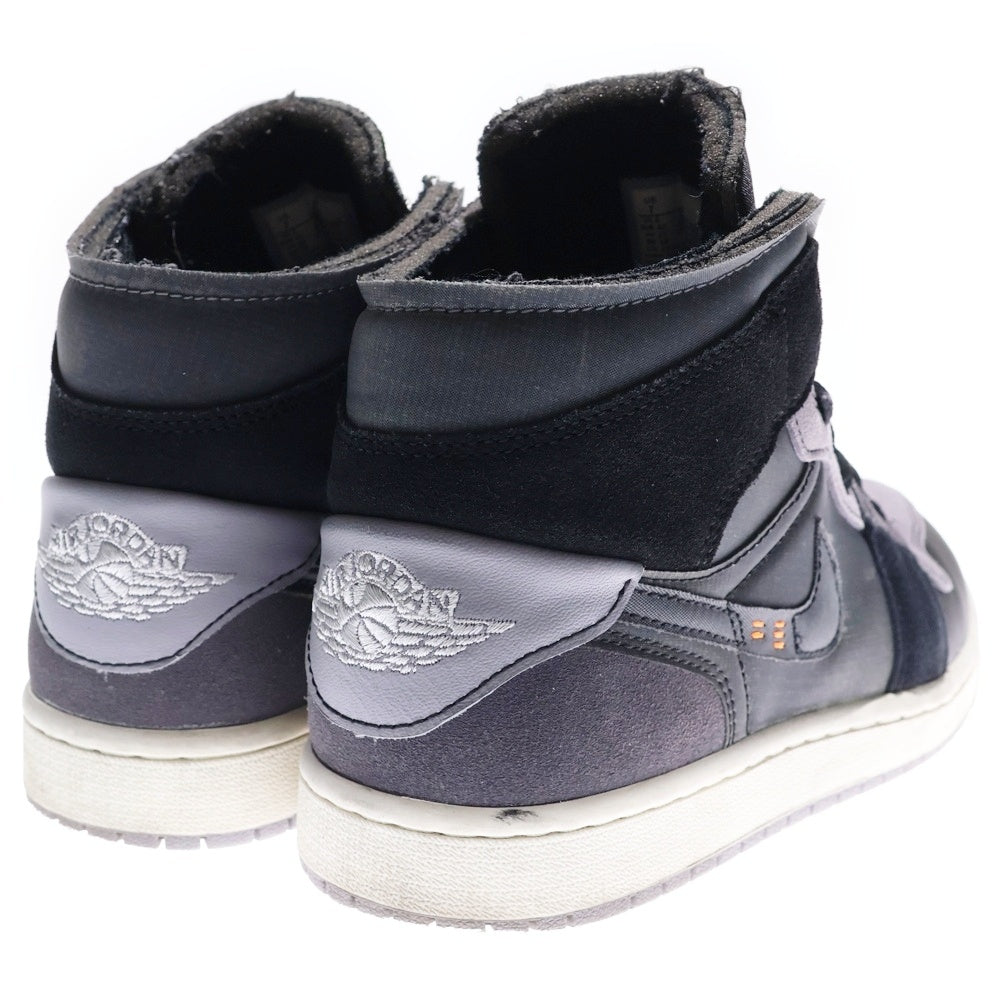 NIKE(ナイキ) AIR JORDAN 1 MID SE CRAFT INSIDE OUT DM9652-001 エアジョーダン1クラフト インサイドアウト ミッドカットスニーカー ブラック US7/25.0cm