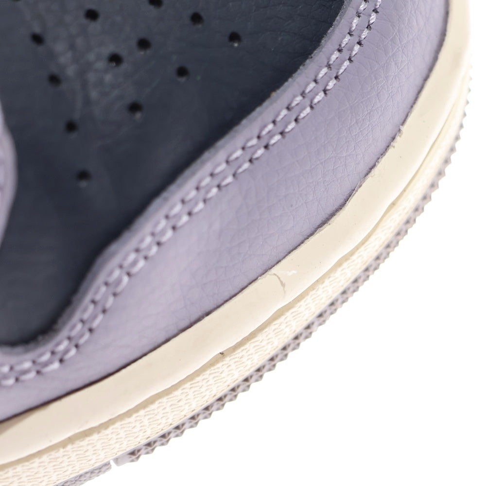 NIKE(ナイキ) WMNS AIR JORDAN 1 MID BQ6472-022 エアジョーダン 1 ミドルカットスニスニーカーシューズ グレー/ホワイト US7.5/24.5cm レディース