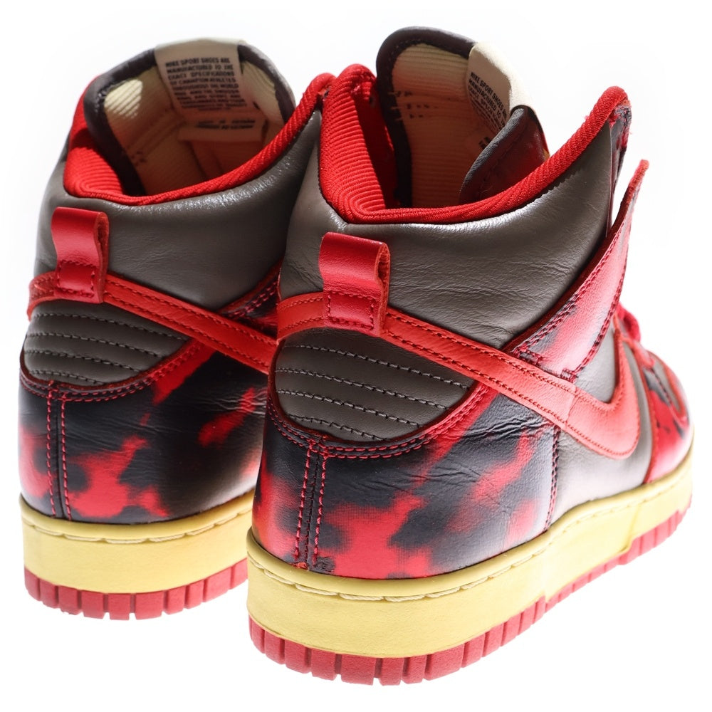 NIKE(ナイキ) DUNK HI 1985 SP RED ACID WASH DD9404-600 ダンク レッドアシッドウォッシュ ハイカットスニーカー グレー/レッド US6.5/24.5cm