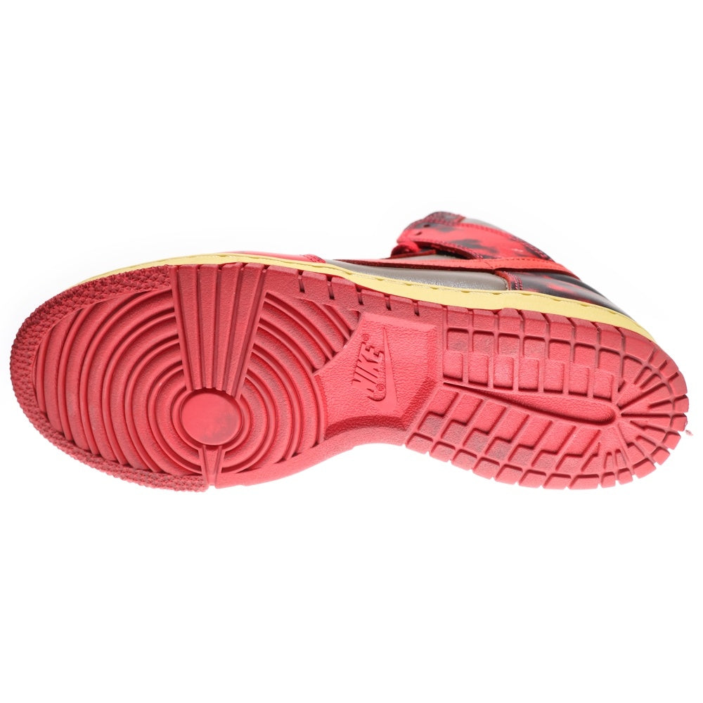 NIKE(ナイキ) DUNK HI 1985 SP RED ACID WASH DD9404-600 ダンク レッドアシッドウォッシュ ハイカットスニーカー グレー/レッド US6.5/24.5cm