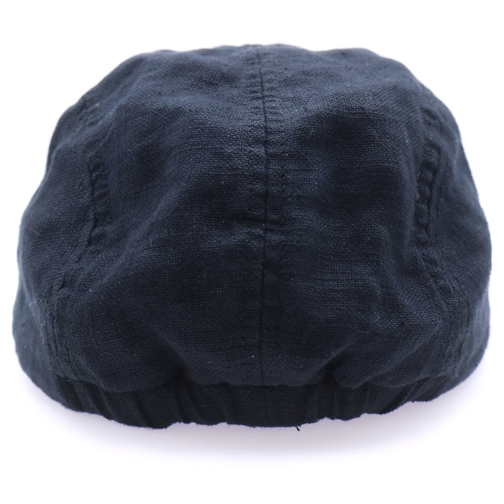 SUPREME(シュプリーム) 22SS Linen Fitted Cap リネン キャップ ブラック
