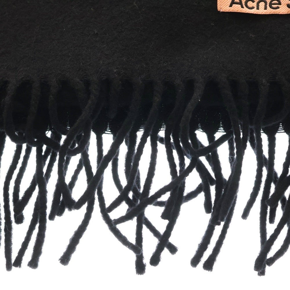 Acne Studios(アクネ ストゥディオズ) フリンジウールスカーフ ピンクラベル CA0102 ブラック