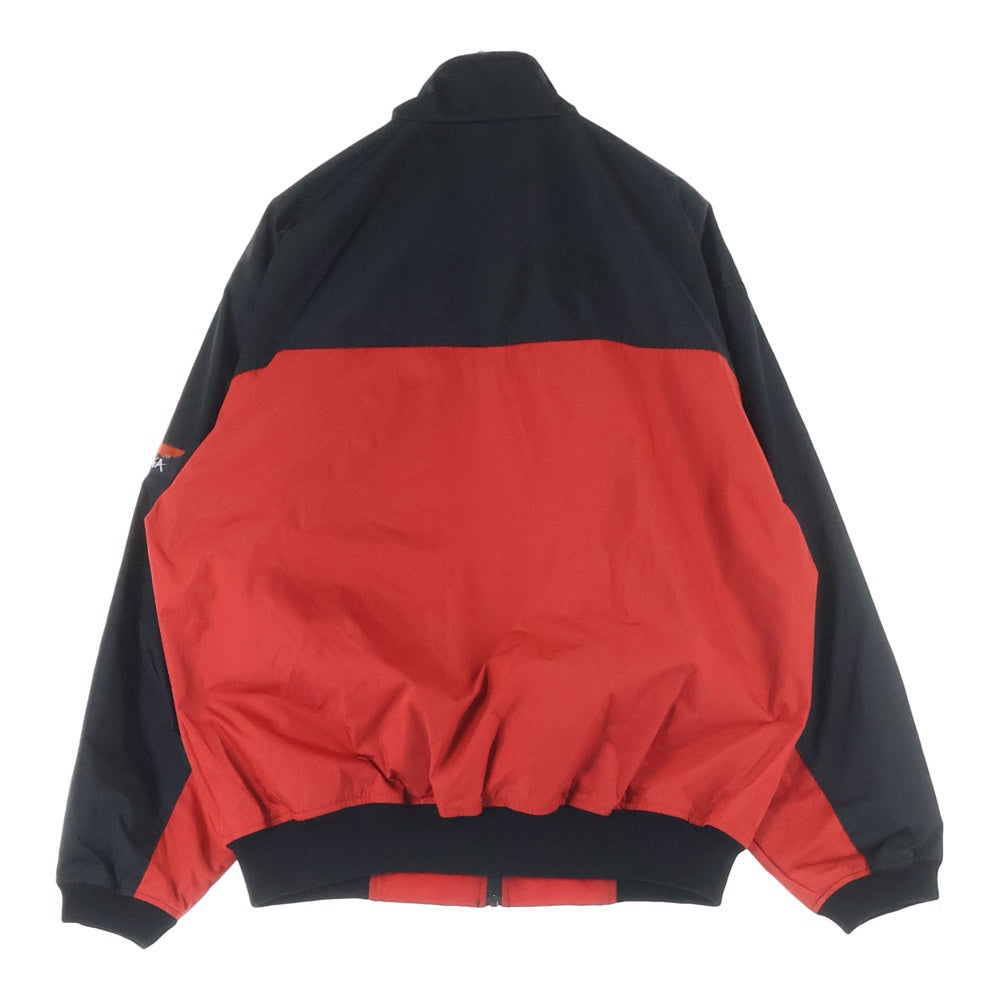 WACKO MARIA(ワコマリア) 22SS ×NANGA TRACK JACKET 22SS-WMO-NO04 ×ナンガ ポリエステルジップアップトラックジャケット レッド/ブラック