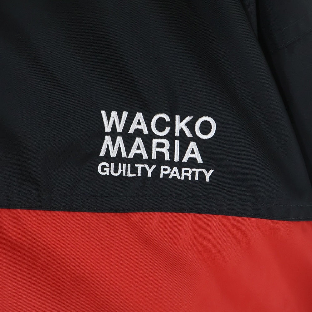 WACKO MARIA(ワコマリア) 22SS ×NANGA TRACK JACKET 22SS-WMO-NO04 ×ナンガ ポリエステルジップアップトラックジャケット レッド/ブラック