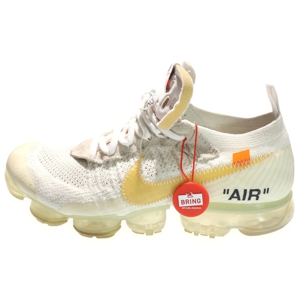 NIKE(ナイキ) ×OFF-WHITE THE 10 AIR VAPORMAX FK AA3831-100 オフホワイト ザテン エアヴェイパーマックス フライニット ローカットスニーカー ホワイト US8.5/26.5cm