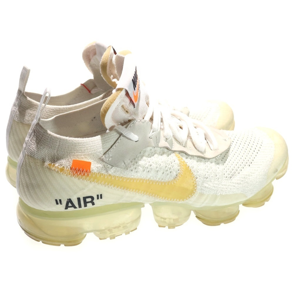 NIKE(ナイキ) ×OFF-WHITE THE 10 AIR VAPORMAX FK AA3831-100 オフホワイト ザテン エアヴェイパーマックス フライニット ローカットスニーカー ホワイト US8.5/26.5cm
