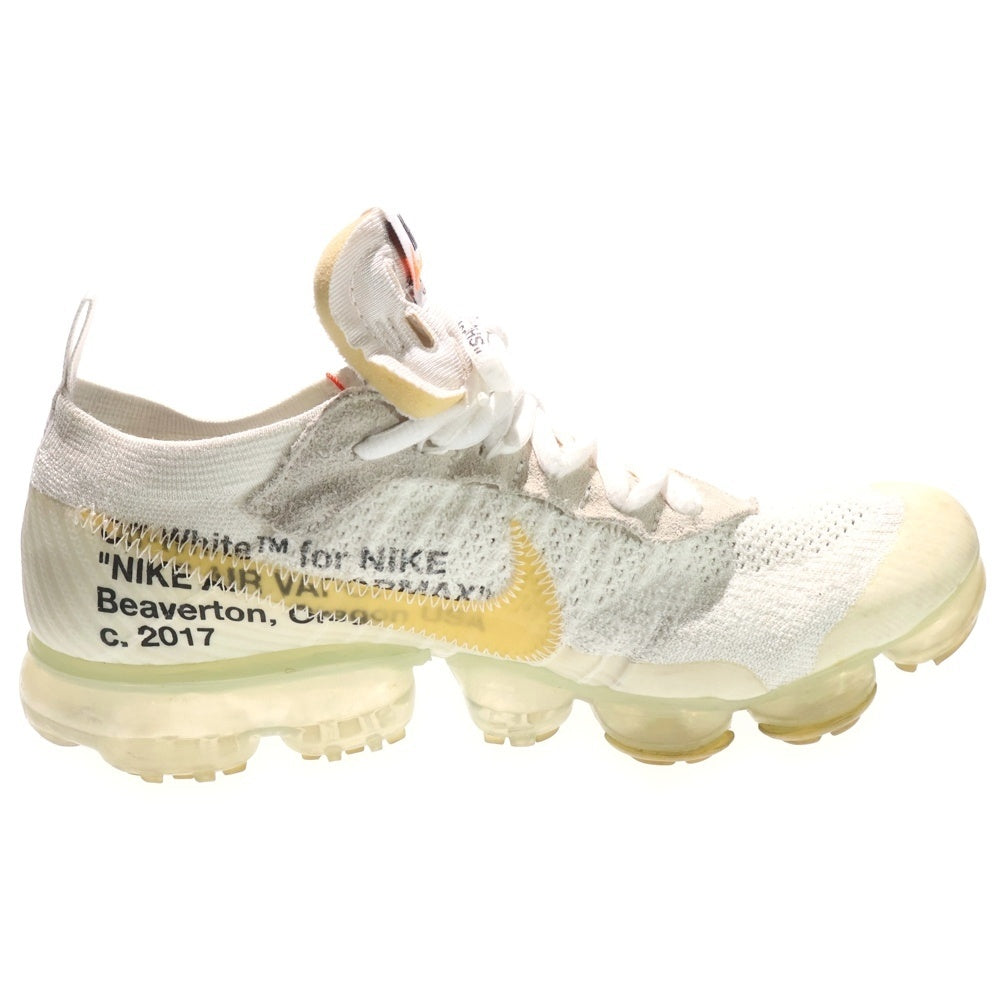 NIKE(ナイキ) ×OFF-WHITE THE 10 AIR VAPORMAX FK AA3831-100 オフホワイト ザテン エアヴェイパーマックス フライニット ローカットスニーカー ホワイト US8.5/26.5cm