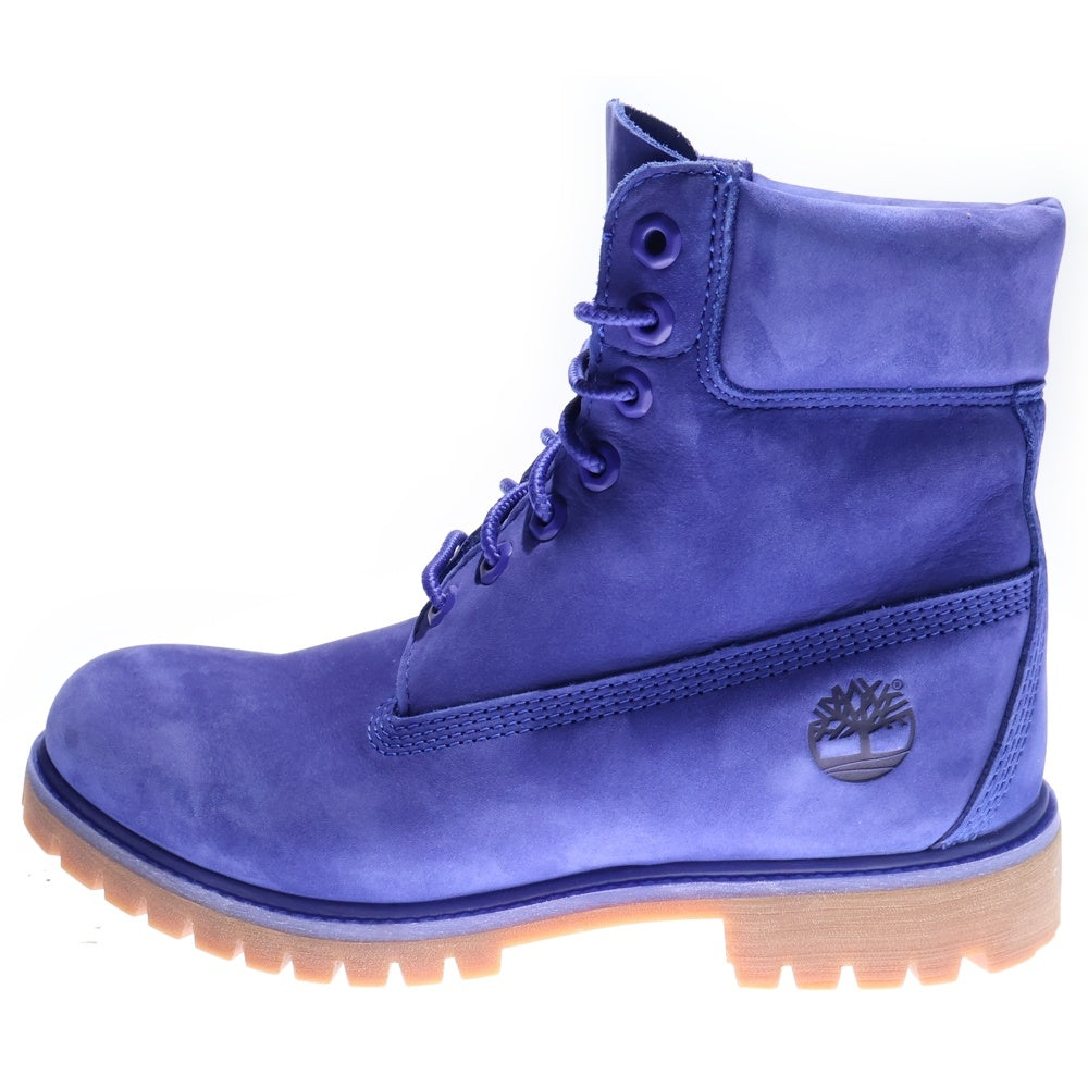 Timberland(ティンバーランド) 50th Anniversary PREMIUM WATERPROOF BOOT A5VE9 A8698 50周年 プレミアムウォータープルーフブーツ ブルー 25.0cm