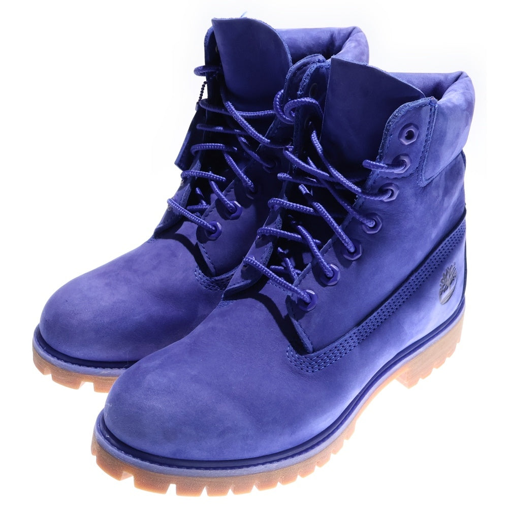 Timberland(ティンバーランド) 50th Anniversary PREMIUM WATERPROOF BOOT A5VE9 A8698 50周年 プレミアムウォータープルーフブーツ ブルー 25.0cm
