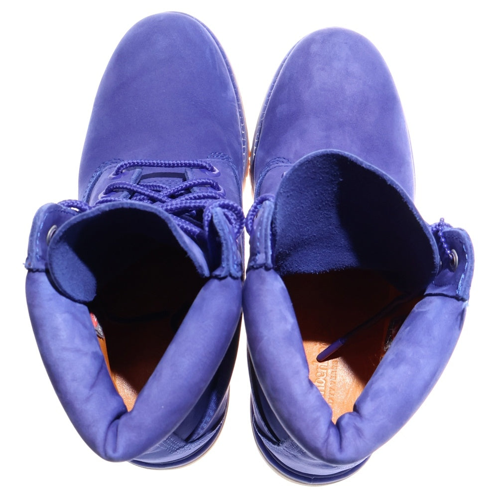 Timberland(ティンバーランド) 50th Anniversary PREMIUM WATERPROOF BOOT A5VE9 A8698 50周年 プレミアムウォータープルーフブーツ ブルー 25.0cm