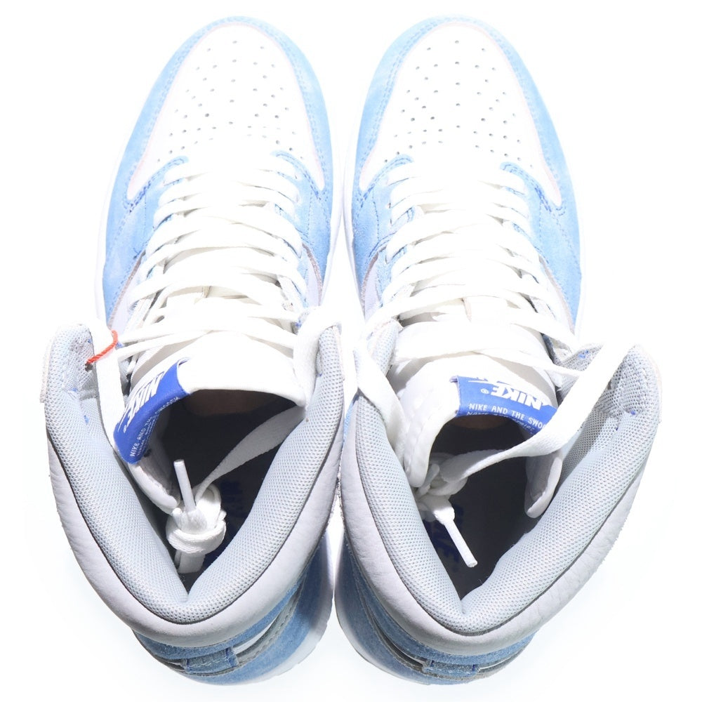 NIKE(ナイキ) AIR JORDAN 1 HIGH OG HYPER ROYAL 555088-402 エアジョーダン1 ハイパーロイヤル ハイカットスニーカー US9.5/27.5cm ホワイト/ブルー