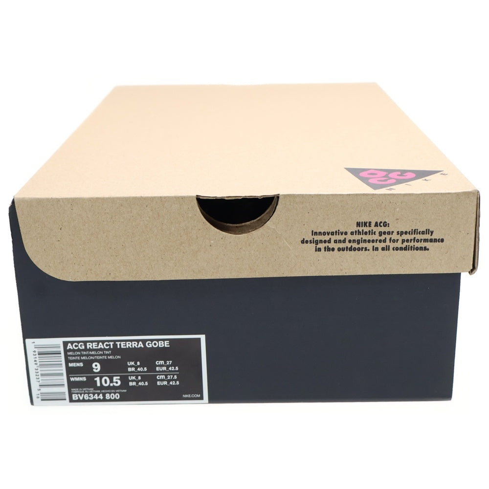 NIKE(ナイキ) ACG REACT TERRA BV6344-800 ACG リアクト テラ ローカットスニーカー US0/27.0cm ブラック/ピンク