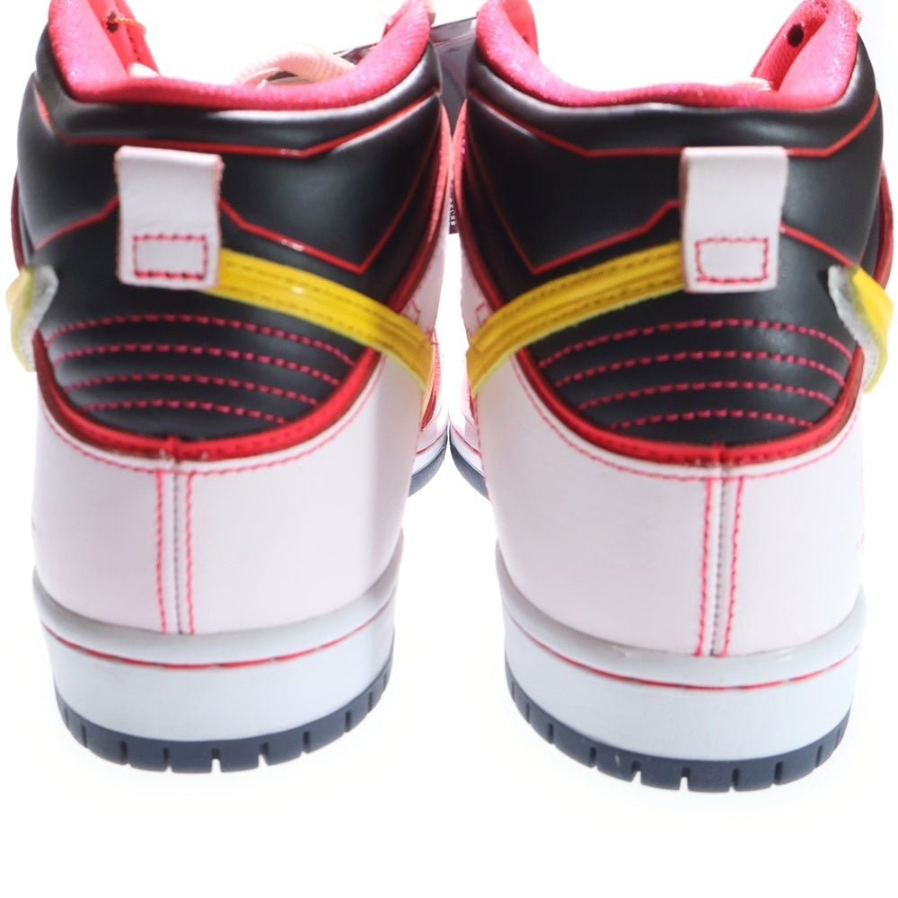 NIKE SB(ナイキエスビー) ×GUNDAM UNICORN DUNK HIGH PRO QS UNICORN DH7717-100 ガンダムユニコーン ダンク ハイカットスニーカー US8/26.0cm ホワイト