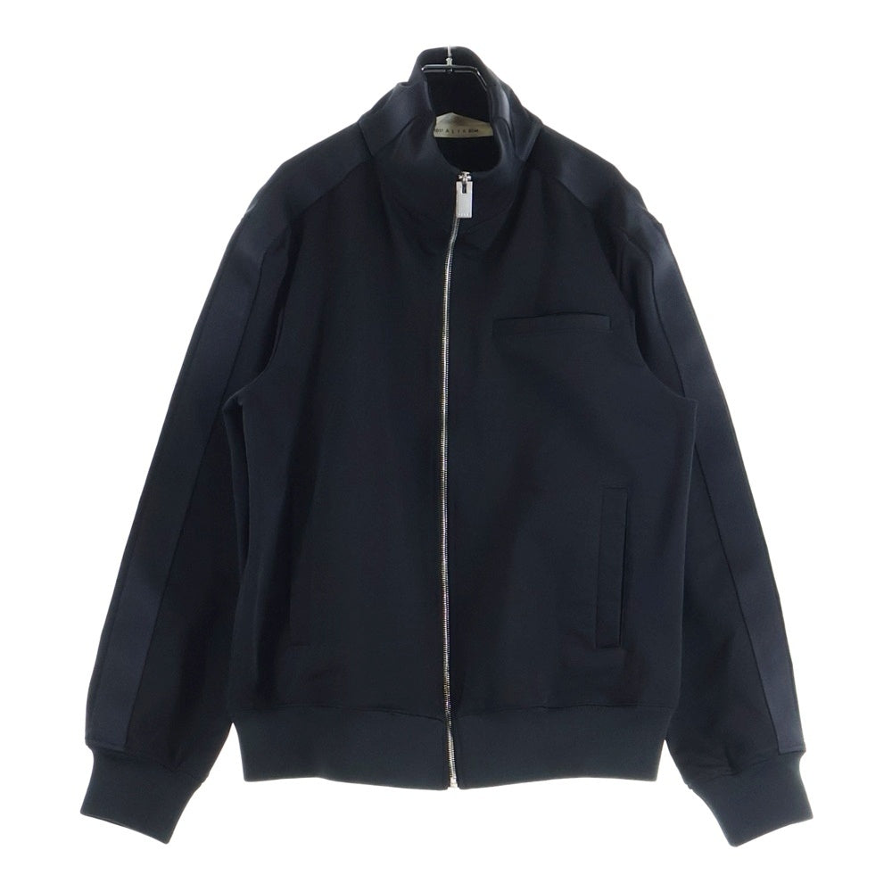 1017 ALYX 9SM(アリクス) ストレッチツイル ジップアップジャケット バックロゴ ポリエステル ブラック