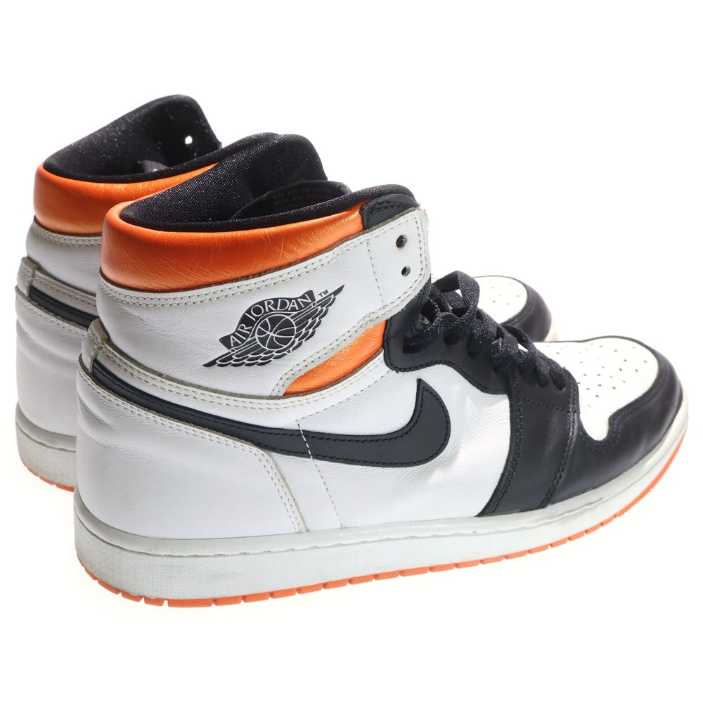 NIKE(ナイキ) AIR JORDAN 1 HIGH OG ELECTRO ORANGE 555088-180 エア ジョーダン エレクトロオレンジ ハイカットスニーカー ホワイト/オレンジ US11.5/29.5cm