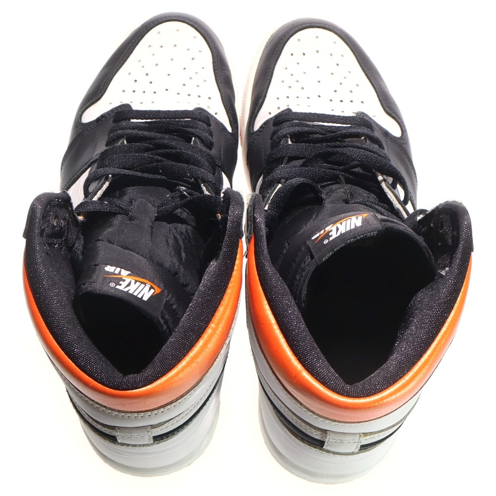 NIKE(ナイキ) AIR JORDAN 1 HIGH OG ELECTRO ORANGE 555088-180 エア ジョーダン エレクトロオレンジ ハイカットスニーカー ホワイト/オレンジ US11.5/29.5cm