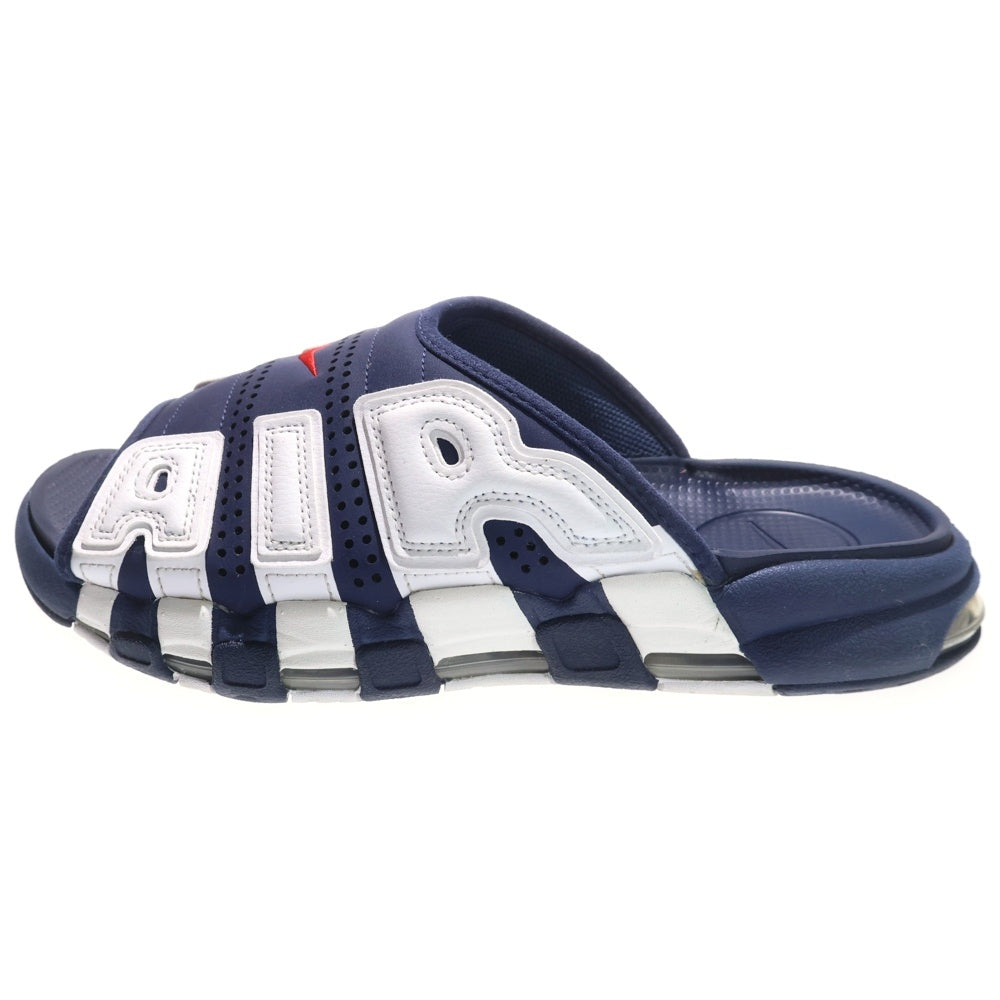 NIKE(ナイキ) AIR MORE UPTEMPO SLIDE OLYMPIC FQ8699-400 エアモアアップテンポ スライド オリンピック サンダル US10/28.0cm ネイビー/ホワイト
