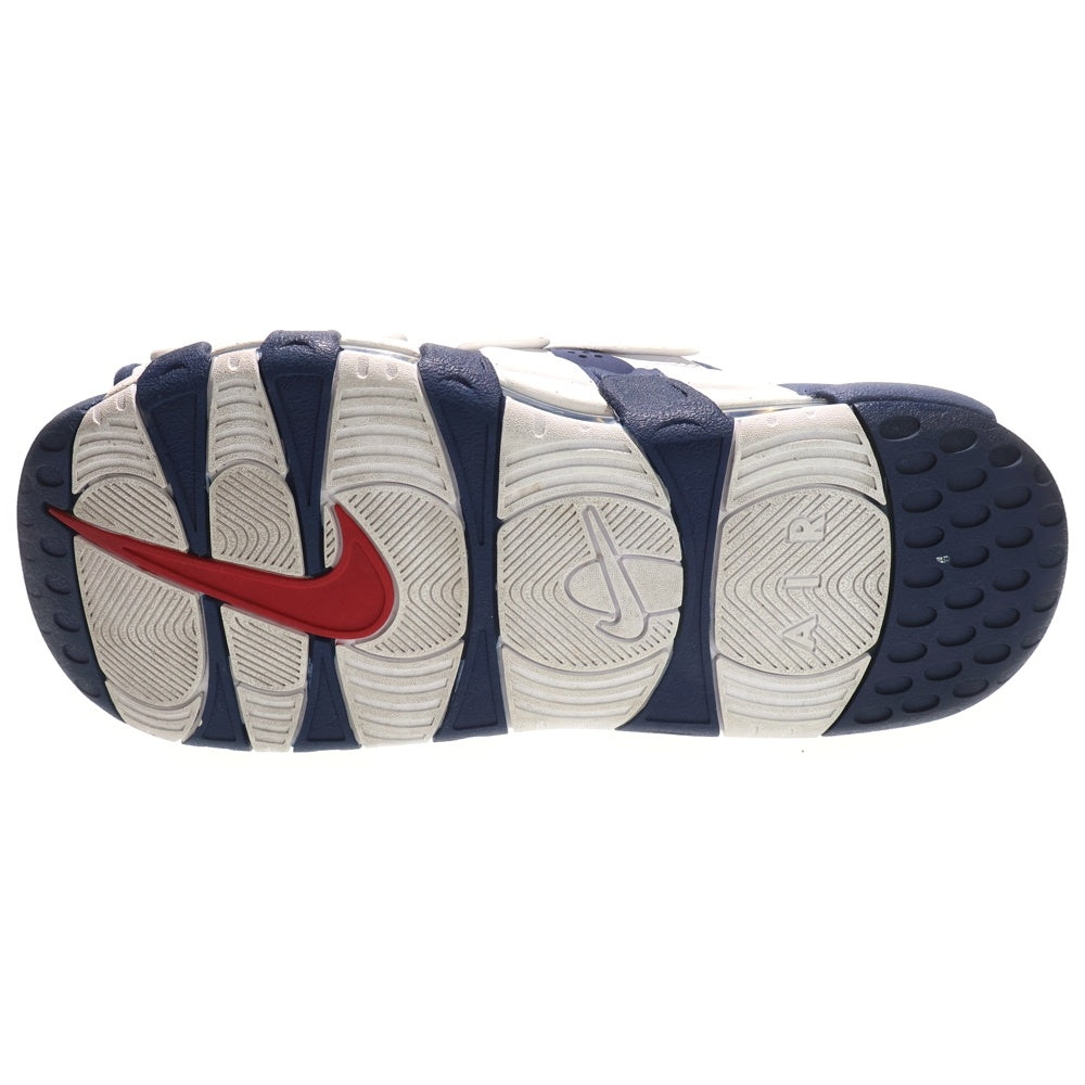 NIKE(ナイキ) AIR MORE UPTEMPO SLIDE OLYMPIC FQ8699-400 エアモアアップテンポ スライド オリンピック サンダル US10/28.0cm ネイビー/ホワイト