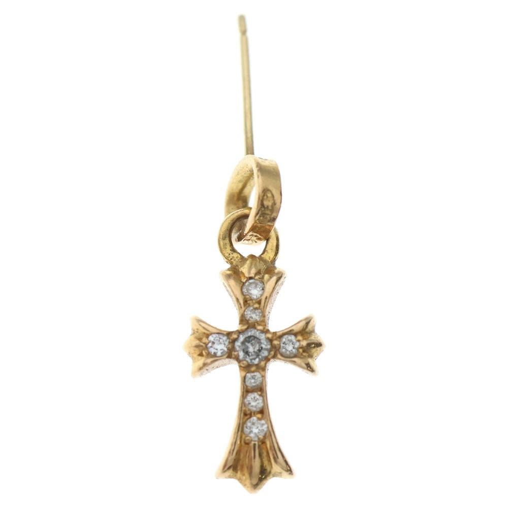 CHROME HEARTS(クロムハーツ) 22K BBY F PPRCHN A/DIA 22Kベイビーファット アフターダイヤ ピアス ゴールド