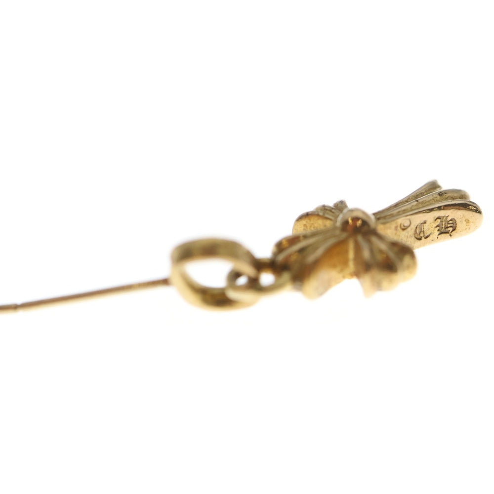 CHROME HEARTS(クロムハーツ) 22K BBY F PPRCHN A/DIA 22Kベイビーファット アフターダイヤ ピアス ゴールド