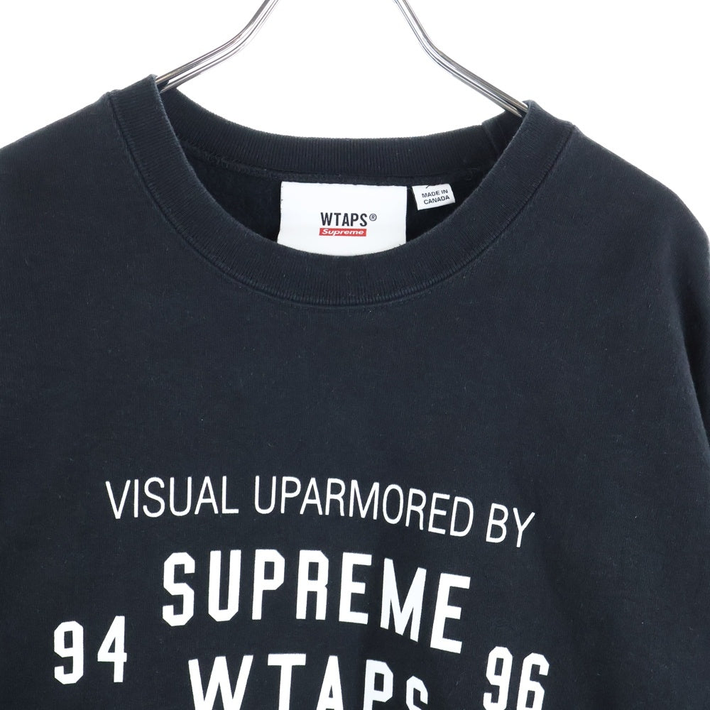 SUPREME WTAPS スウェット 黒　Lサイズ 美品シュプリーム✖️wtaps スウェットXL