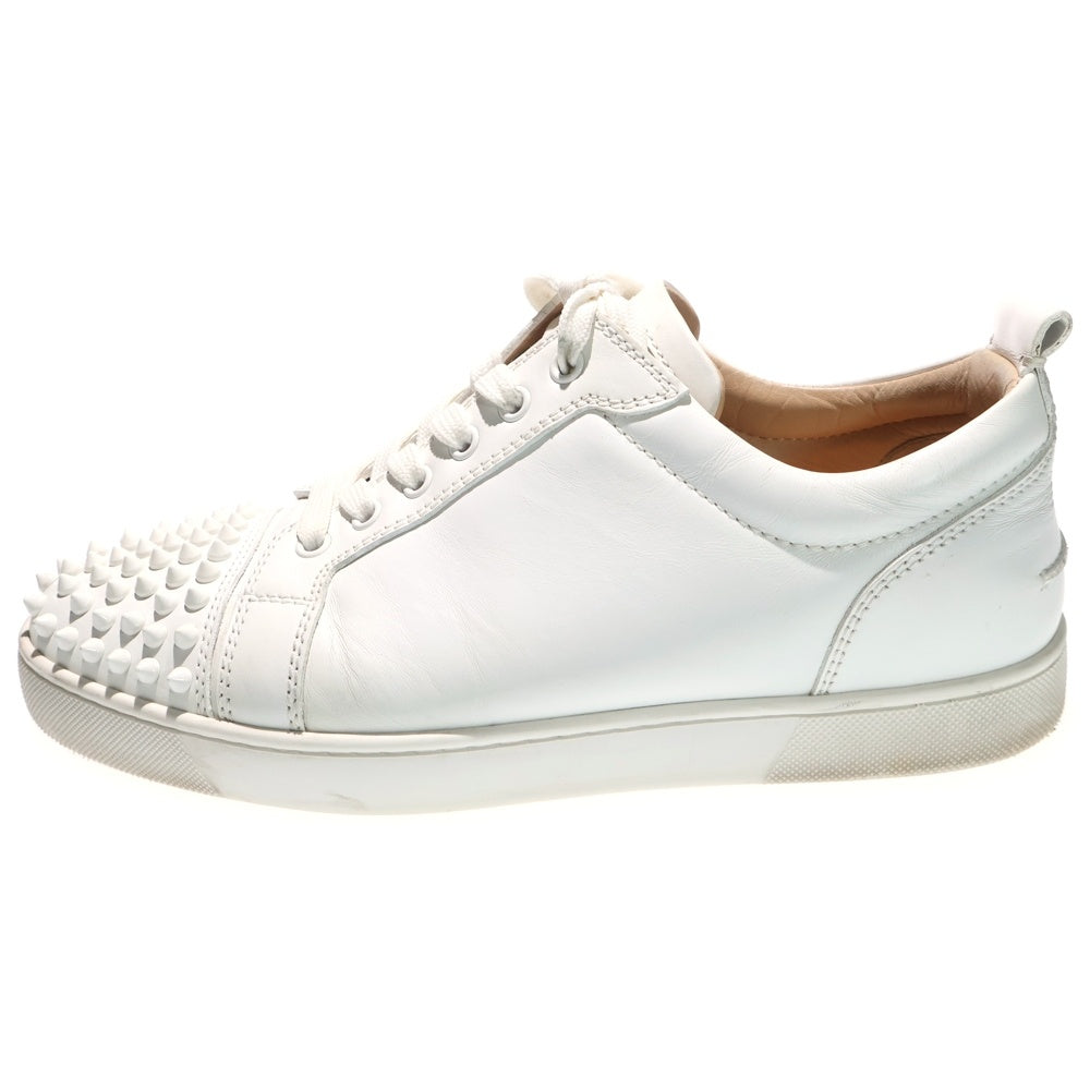 CHRISTIAN LOUBOUTIN(クリスチャンルブタン) Louis Junior Spikes スタッズ レザ ローカットスニーカー 1130573 ホワイト