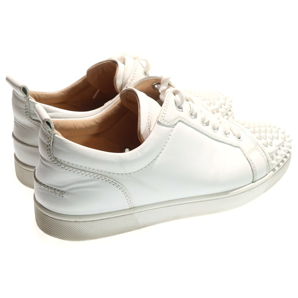 CHRISTIAN LOUBOUTIN(クリスチャンルブタン) Louis Junior Spikes スタッズ レザ ローカットスニーカー 1130573 ホワイト