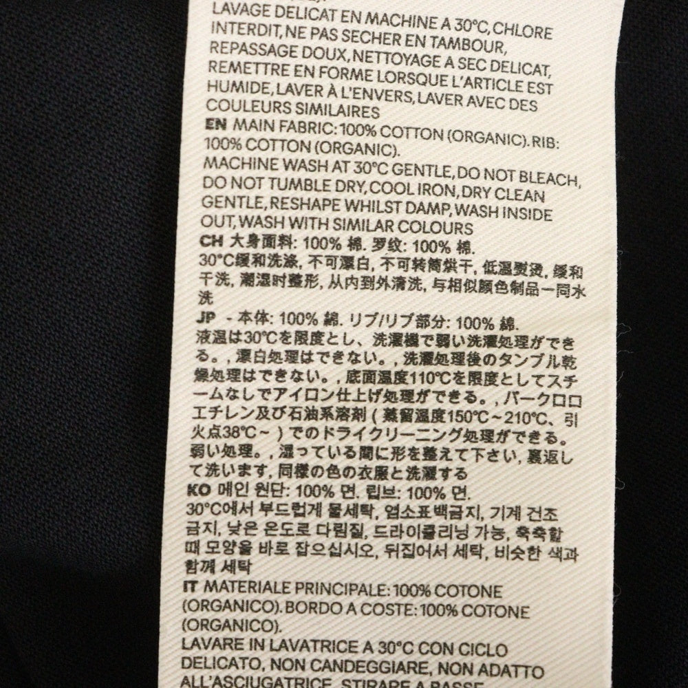 ami paris(アミパリス) フロントロゴ刺繍 半袖Tシャツ カットソー HTS055 726 ネイビー レディース