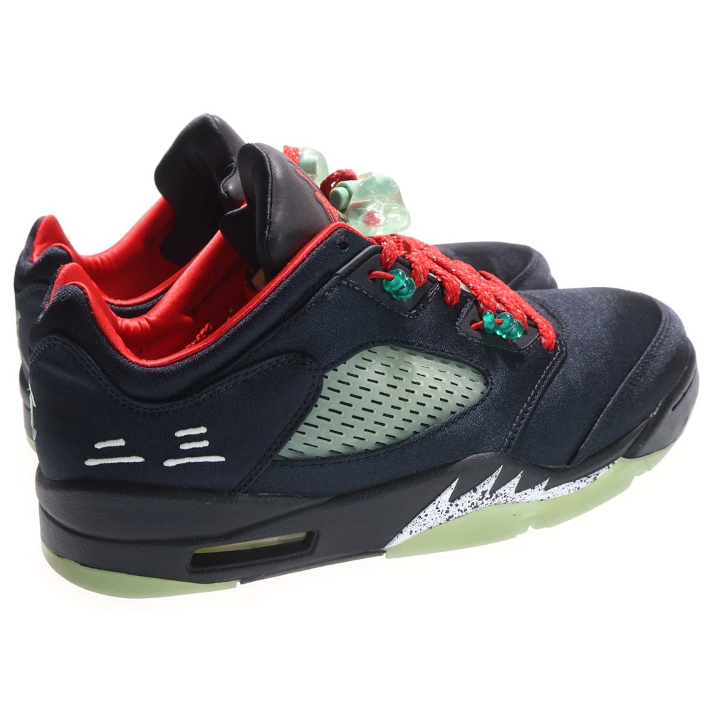 NIKE(ナイキ) ×CLOT AIR JORDAN 5 RETRO LOW SP DM4640-036 クロット エアジョーダン 5 ジェイド ローカットスニーカー US9/27.0cm ブラック