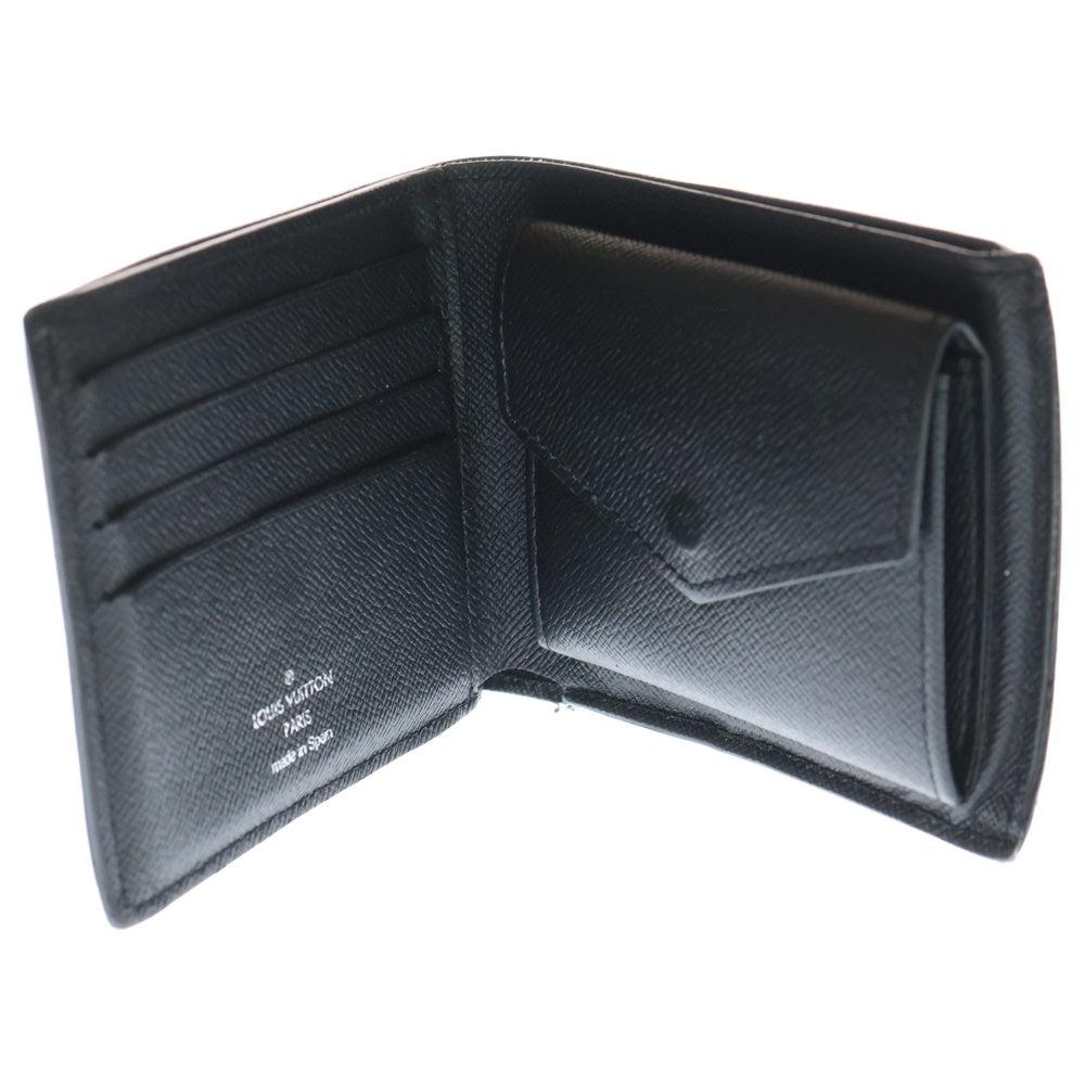 美品 ルイヴィトン タイガ 新型 ポルトフォイユ アメリゴ NM ブラック 黒 LOUIS VUITTON(ルイヴィトン) タイガ ポルトフォイユ・アメリゴ NM