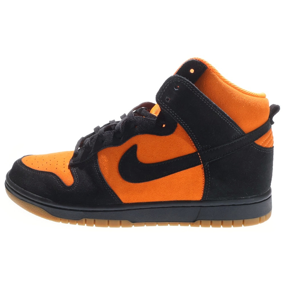 NIKE(ナイキ) BY YOU DUNK HIGH DJ7023-991 ダンク ハイカットスニーカー オレンジ/ブラック US10/28cm
