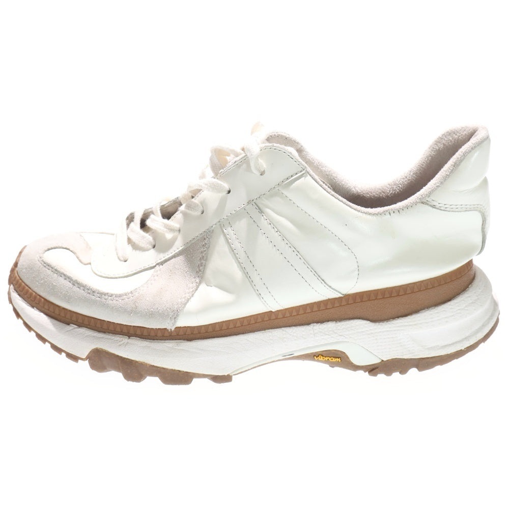 NO BRAND(ノーブランド) REPRO-PARK リプロパーク ジャーマントレーナー ローカットスニーカー 43 ホワイト