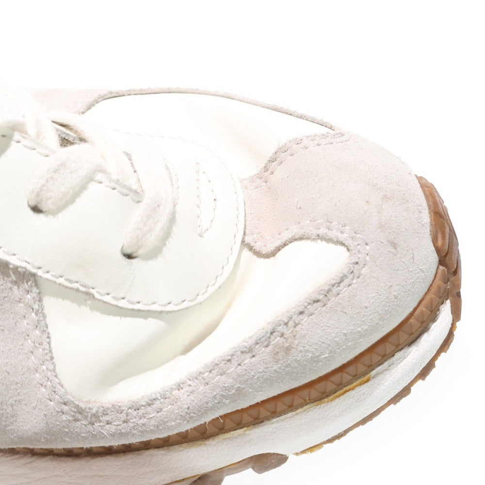 NO BRAND(ノーブランド) REPRO-PARK リプロパーク ジャーマントレーナー ローカットスニーカー 43 ホワイト