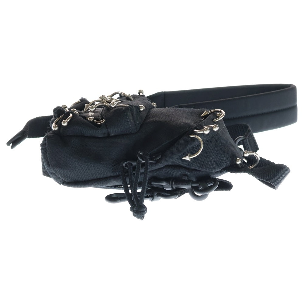 BALENCIAGA(バレンシアガ) Explorer Earrings Mini Backpack 656060 エクスプローラーピアスミニバックパック ユーズド加工 ブラック レディース