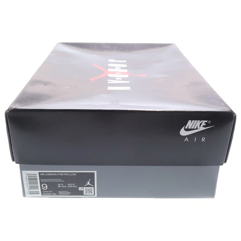 NIKE(ナイキ) AIR JORDAN11 RETRO LOW 72-10 AV2187-001 エアジョーダン11 ローカットスニーカー US9/27.0cm ブラック/ホワイト