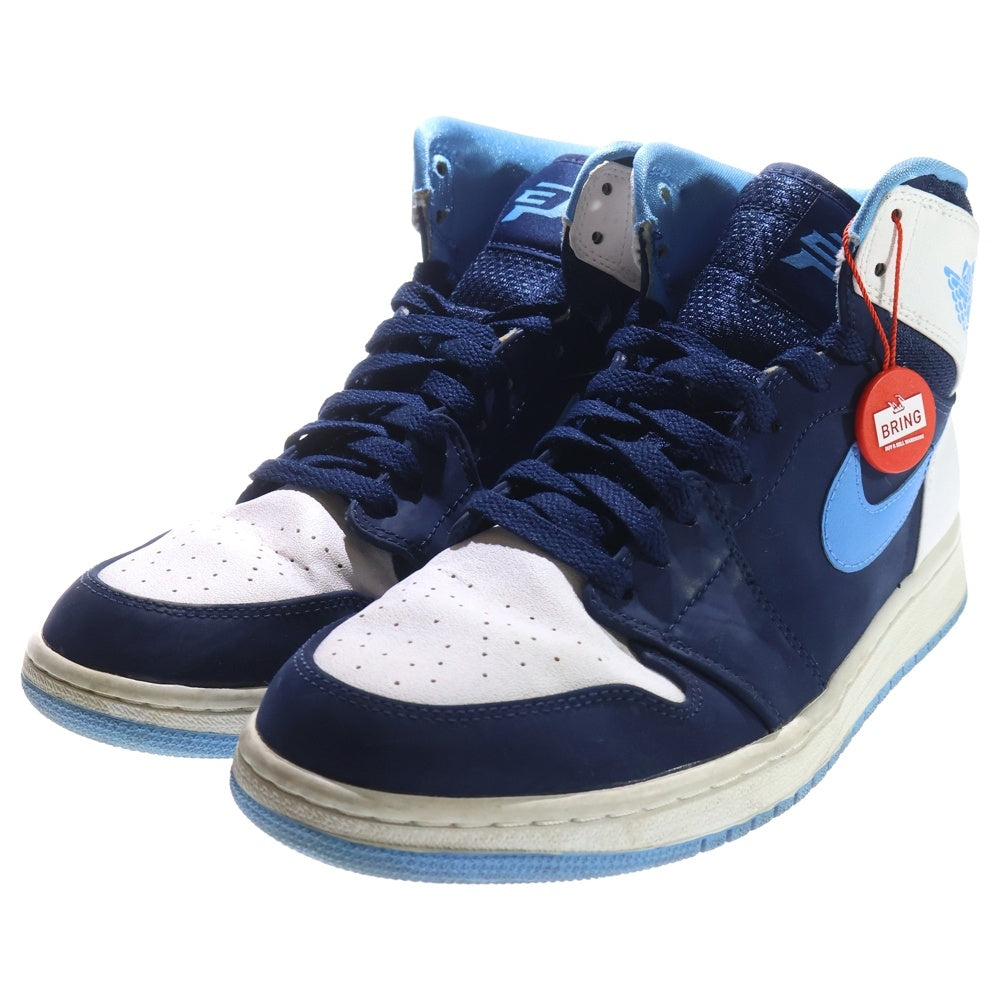 NIKE(ナイキ) 【観賞用2014年製】AIR JORDAN 1 RETRO HIGH CHRIS PAUL PE 332550-402 エアジョーダン1 クリス・ポール ミッドカットスニーカー US9.5/27.5cm ブルー/ホワイト