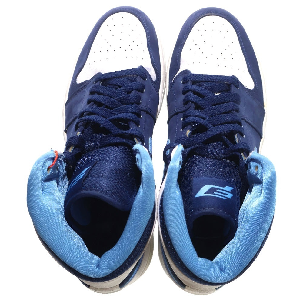 NIKE(ナイキ) 【観賞用2014年製】AIR JORDAN 1 RETRO HIGH CHRIS PAUL PE 332550-402 エアジョーダン1 クリス・ポール ミッドカットスニーカー US9.5/27.5cm ブルー/ホワイト