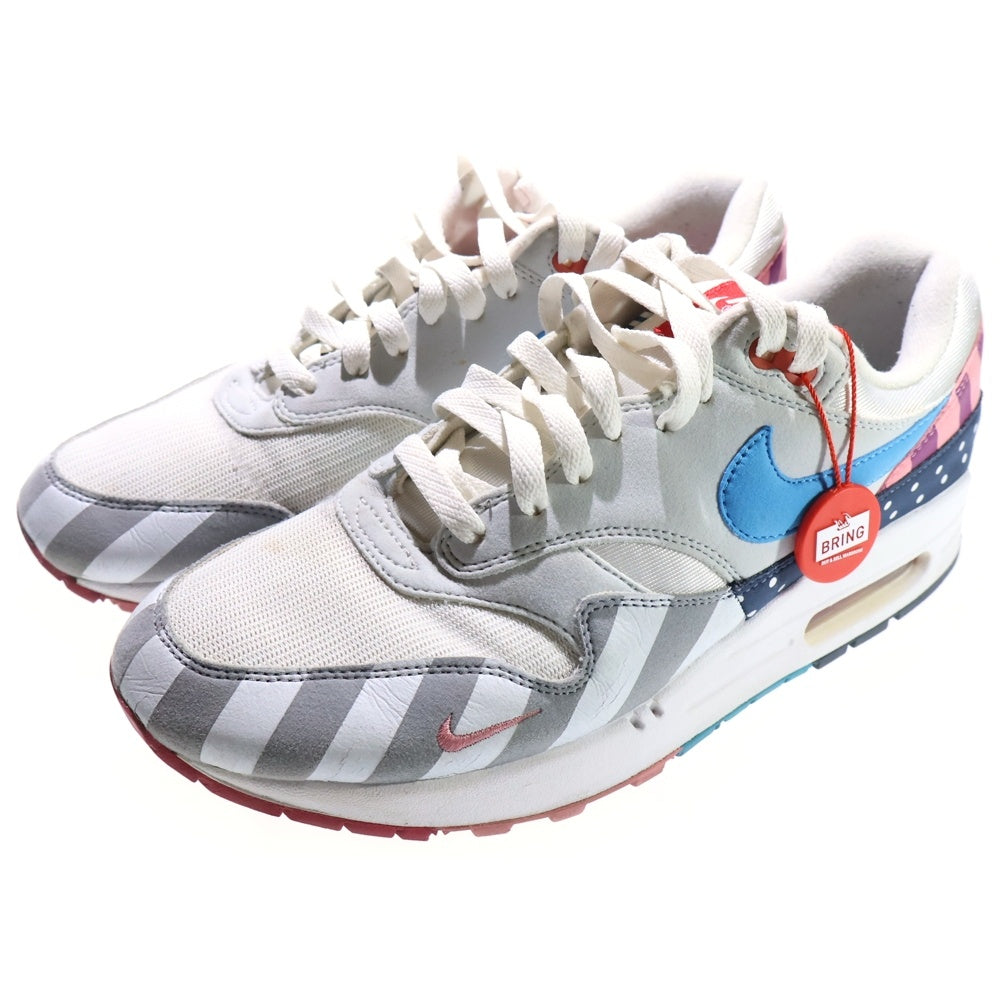 NIKE(ナイキ) ×PARRA AIR MAX 1 PURE PLATINUM AT3057-100 パラ エアマックス1 ピュアプラチナム ローカットスニーカー US9/27.0cm マルチ