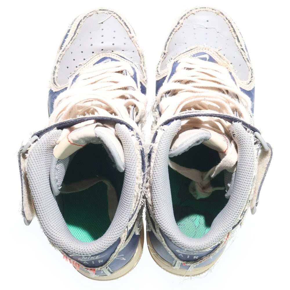 NIKE(ナイキ) AIR FORCE 1 MID DZ5367-219 エアフォース1 ミッドカットスニーカー US7.5/25.5cm ネイビー/グレー