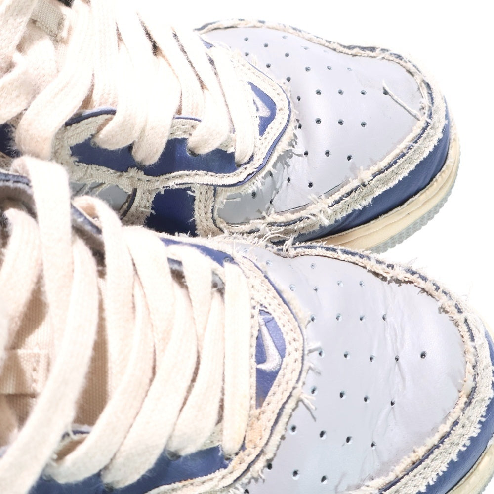 NIKE(ナイキ) AIR FORCE 1 MID DZ5367-219 エアフォース1 ミッドカットスニーカー US7.5/25.5cm ネイビー/グレー