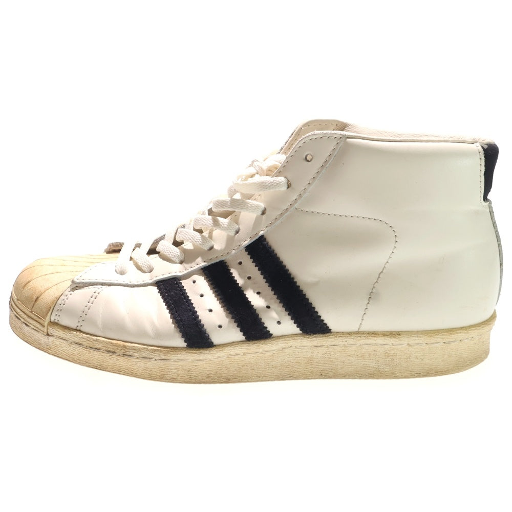 adidas(アディダス) PRO MODEL VINTAGE D B35246 プロモデル ヴィンテージ ハイカットスニーカー US6.5/24.5cm ホワイト レディース
