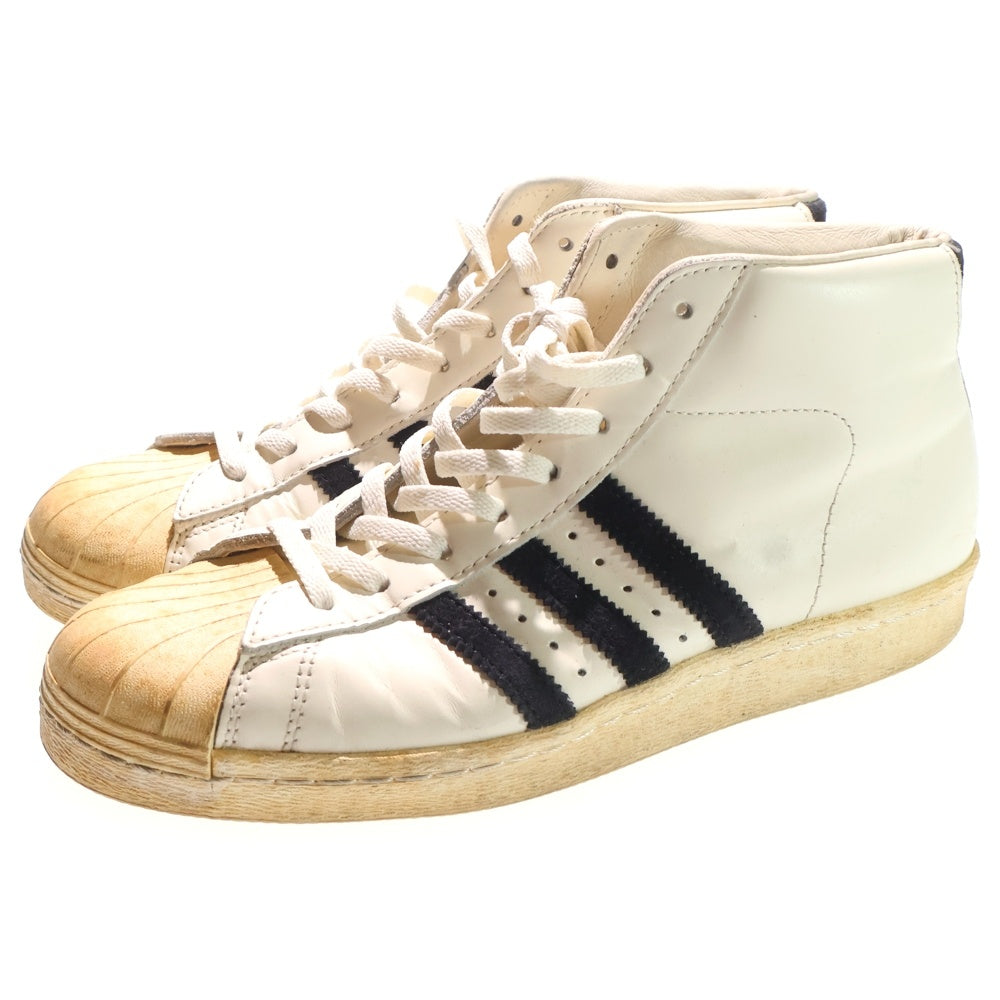 adidas(アディダス) PRO MODEL VINTAGE D B35246 プロモデル ヴィンテージ ハイカットスニーカー US6.5/24.5cm ホワイト レディース