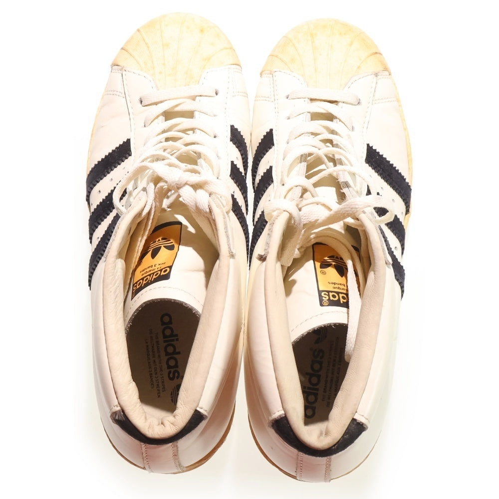adidas(アディダス) PRO MODEL VINTAGE D B35246 プロモデル ヴィンテージ ハイカットスニーカー US6.5/24.5cm ホワイト レディース